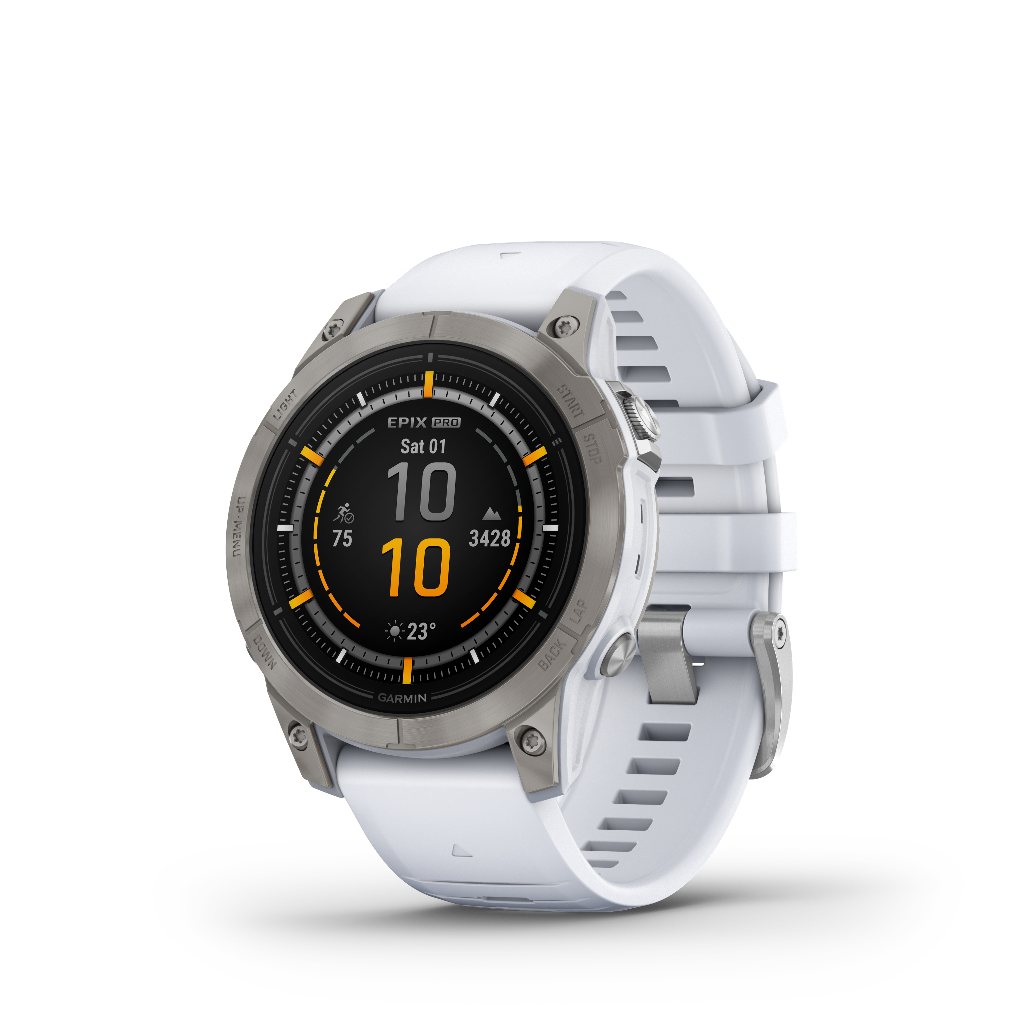 Spordikell epix (Gen2) PRO 47mm Sapphire Ti Whitestone