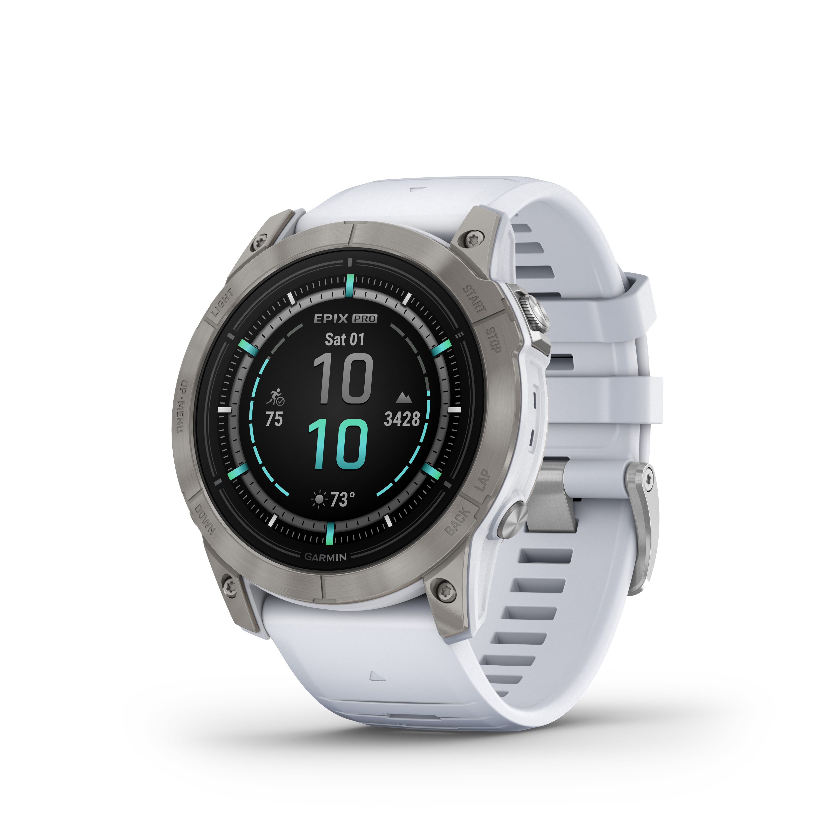 Spordikell epix (Gen2) PRO 51mm Sapphire Ti Whitestone