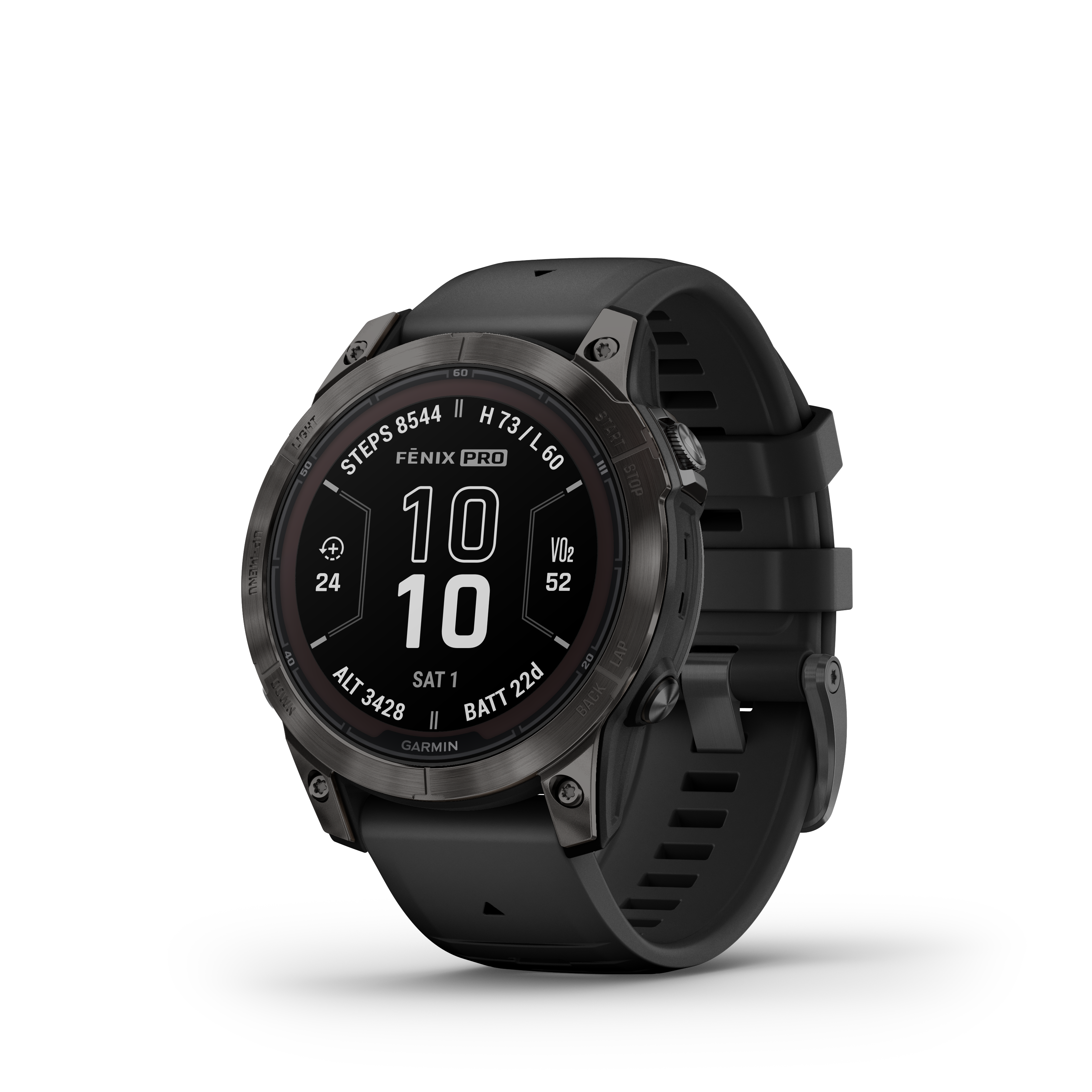 Spordikell fenix 7 PRO Solar Sapphire - Carbon Gray TLC Ti Black