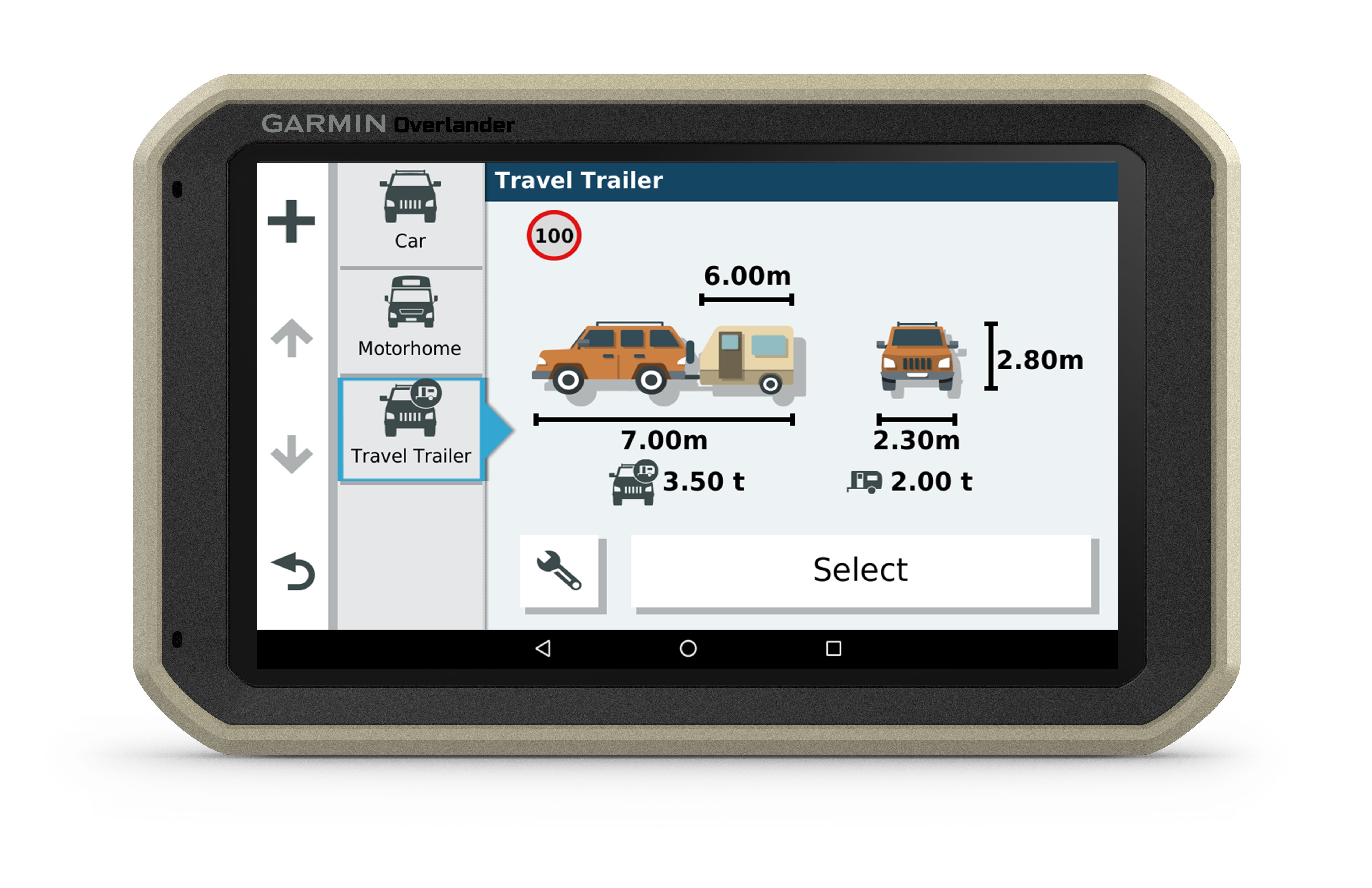 Motorhome dimensions