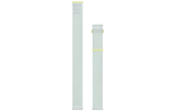 Quick Release preemium kellarihmad (20mm) ComfortFit Nailon - Citron/Cloud Blue