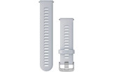 Kellarihm Quick Release (22mm) valge/hõbe Silikoon - valge/hõbe 130-205 mm