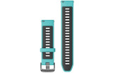 Kellarihm Quick Release (22mm) sinine/must (265) 135-205 mm Silikoon - aqua/must 135-205 mm