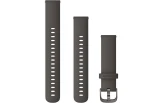 Quick Release kellarihmad (18mm) Silikoon - grafiit/hall 110-195 mm
