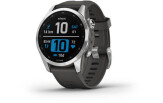 Spordikell Garmin fenix 7S Silver with Graphite Band Standard - Silver with Graphite Band
