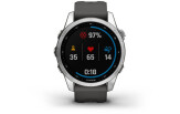 Spordikell Garmin fenix 7S Silver with Graphite Band Standard - Silver with Graphite Band