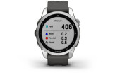 Spordikell Garmin fenix 7S Silver with Graphite Band Standard - Silver with Graphite Band