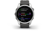 Spordikell Garmin fenix 7S Silver with Graphite Band Standard - Silver with Graphite Band
