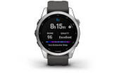 Spordikell Garmin fenix 7S Silver with Graphite Band Standard - Silver with Graphite Band