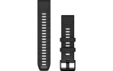QUICKFIT 22 kellarihmad (22mm) Silikoon - Black/Pebble Gray