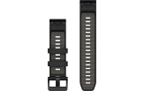 QUICKFIT 22 kellarihmad (22mm) Silikoon - Black/Pebble Gray