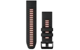 QUICKFIT 26 kellarihmad (26mm) Silikoon - Black/Flame Red