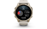 Spordikell Garmin fenix 8 43mm AMOLED Sapphire Soft Gold with Fog Gray Band