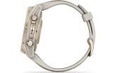 Spordikell fenix 8 43mm AMOLED Sapphire Soft Gold with Fog Gray Band