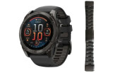 Spordikell Garmin fenix 8 47mm AMOLED Sapphire Carbon Gray DLC Ti with Black Titanium Band AMOLED Sapphire Carbon Gray DLC Ti with Black Titanium Band