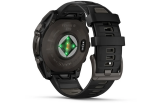 Spordikell fenix 8 47mm Solar Solar Sapphire Carbon Gray DLC Ti with Black band