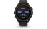 Spordikell fenix 8 47mm Solar Solar Sapphire Carbon Gray DLC Ti with Black band