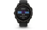 Spordikell Garmin fenix 8 47mm Solar Sapphire Carbon Gray DLC Ti with Black band