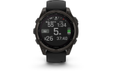 Spordikell fenix 8 47mm Solar Solar Sapphire Carbon Gray DLC Ti with Black band