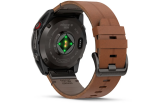 Spordikell Garmin fenix 8 PRO 51mm AMOLED Sapphire, Carbon grey DLC TI/Brown Leather Band