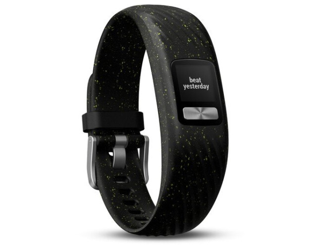 Aktiivsuskell Garmin vivofit 4 must speckle S/M