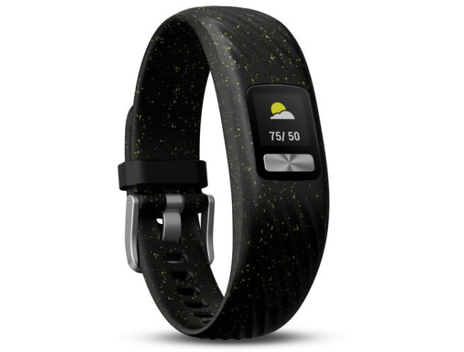 Aktiivsuskell Garmin vivofit 4 must speckle S/M