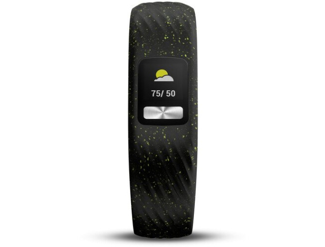 Aktiivsuskell Garmin vivofit 4 must speckle S/M
