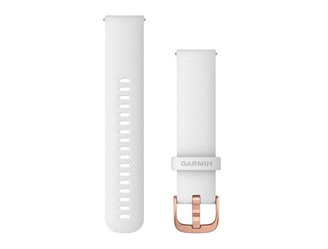 Kellarihm Quick Release (20mm) White with Rose Gold Hardware (VM3/Style) 125-218 mm White/Rose Gold 125-218 mm