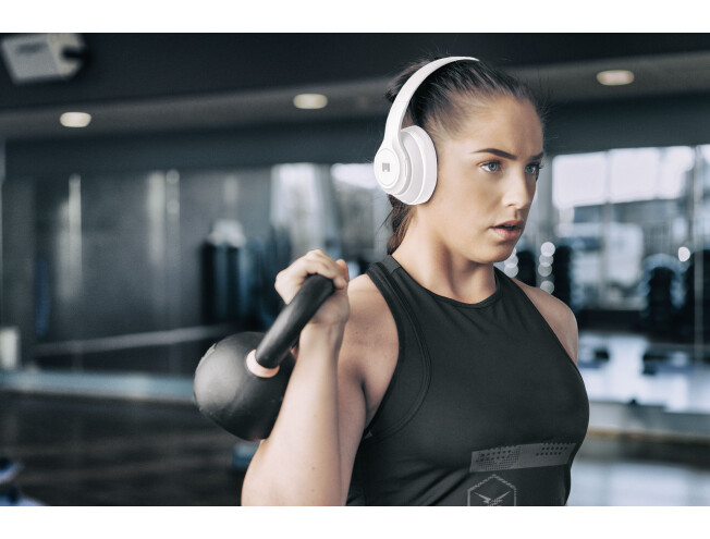 MIIEGO BOOM bluetooth kõrvaklapid Valge