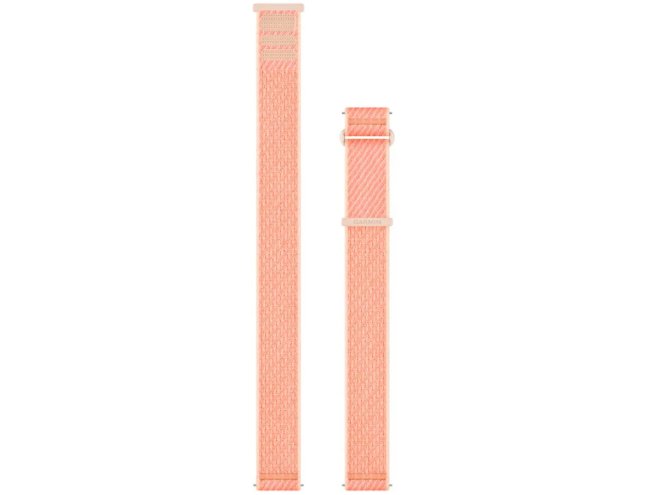 Quick Release preemium kellarihmad (20mm) ComfortFit Nailon - Coral/Pink Dawn