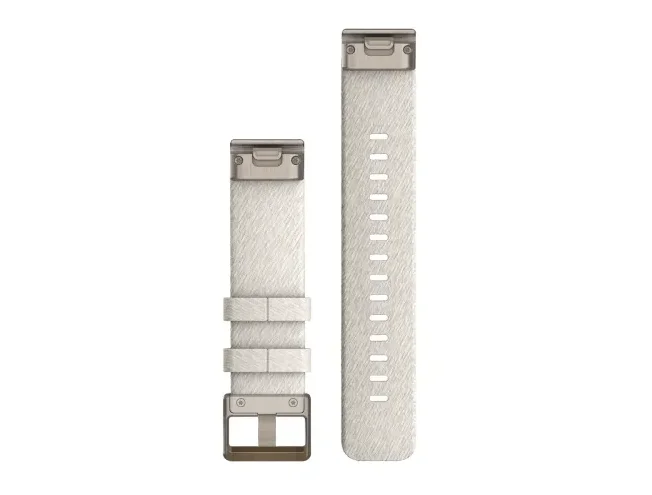 QUICKFIT 20 kellarihmad (20mm) Nailon-Heathered Cream/Soft Gold