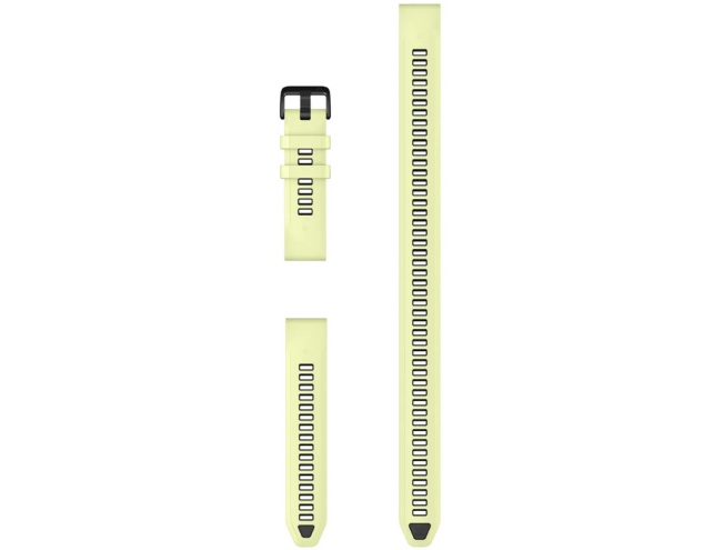 QUICKFIT 20 kellarihmad (20mm) Silikoon - Citron (3-osaline)