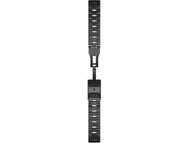 QUICKFIT 22 kellarihm - Vented Titanium Bracelet with Carbon Gray DLC Coating (6) Titanium - Vented Carbon Gray DLC