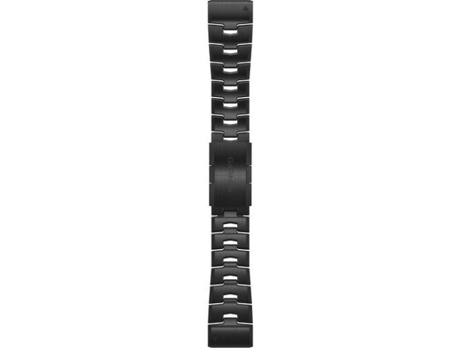 QUICKFIT 26 kellarihm - Vented Titanium Bracelet with Carbon Gray DLC Coating (6X) Titaanium-Vented DLC Carbon Gray