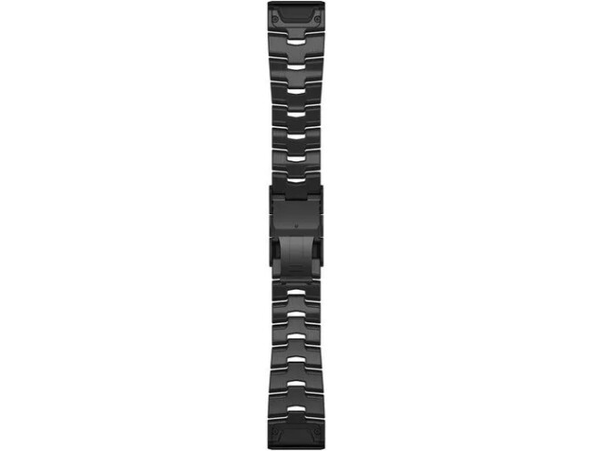 QUICKFIT 26 kellarihm - Vented Titanium Bracelet with Carbon Gray DLC Coating (6X) Titaanium-Vented DLC Carbon Gray