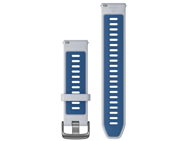 Kellarihm Quick Release (22mm) valge/sinine (265) 135-205 mm Silikoon - valge/sinine 135-205 mm