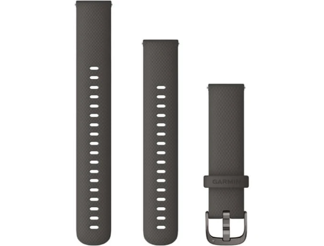 Quick Release kellarihmad (18mm) Silikoon - grafiit/hall 110-195 mm