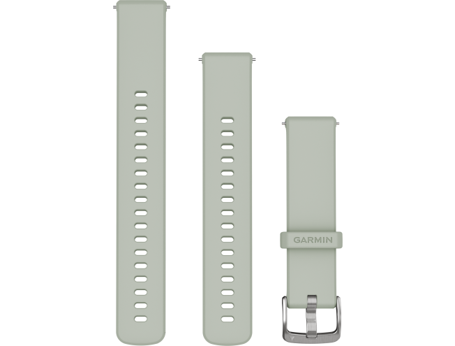 Kellarihm Quick Release (18mm) Sage Gray Silikoon - Sage Gray/silver