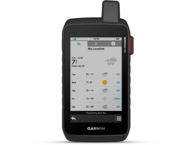 Käsi GPS Garmin Montana 750i