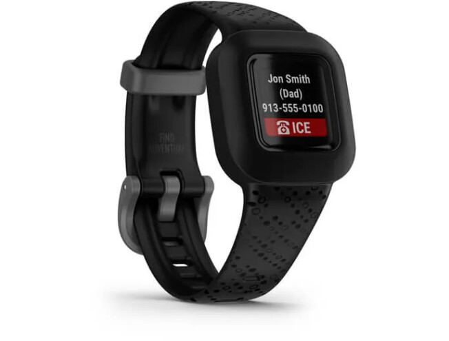 Aktiivsuskell Garmin vivofit jr. 3 Black Cosmic Black Cosmic