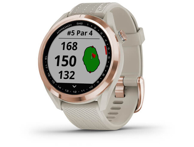 Golfikell Garmin Approach S42 rosegold/beež rosegold/beež