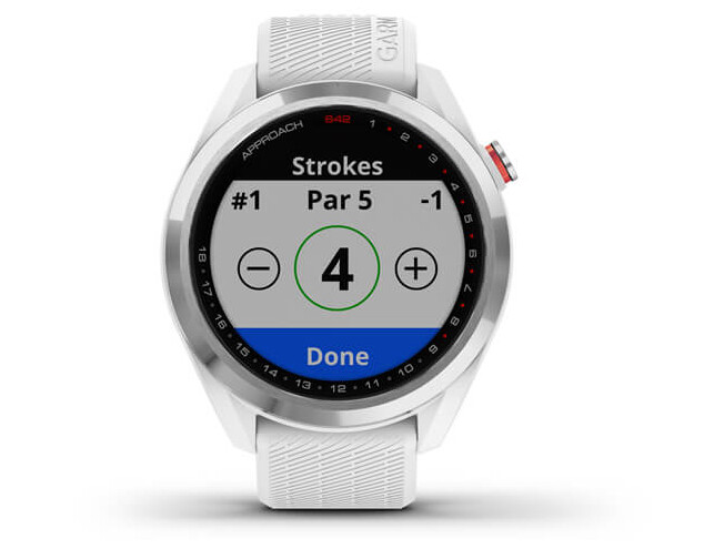 Golfikell Garmin Approach S42 hõbe/valge