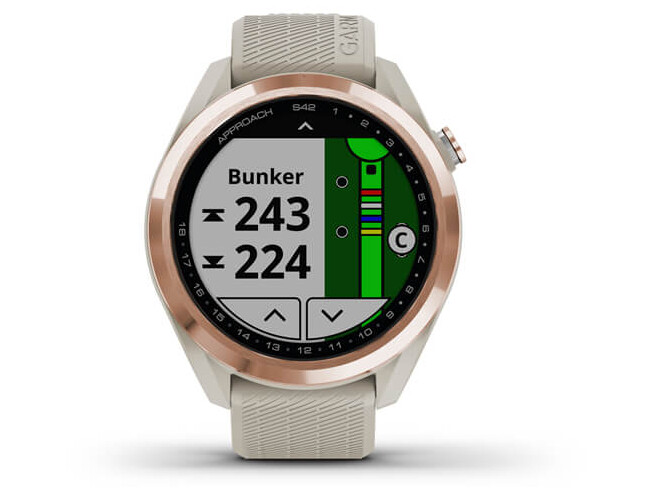 Golfikell Garmin Approach S42 rosegold/beež rosegold/beež