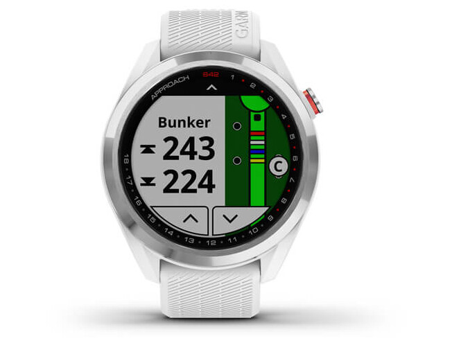 Golfikell Garmin Approach S42 hõbe/valge
