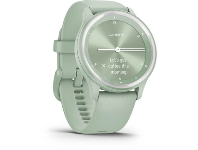 Aktiivsuskell Garmin vivomove Sport Agave mint Silicone Cool Mint