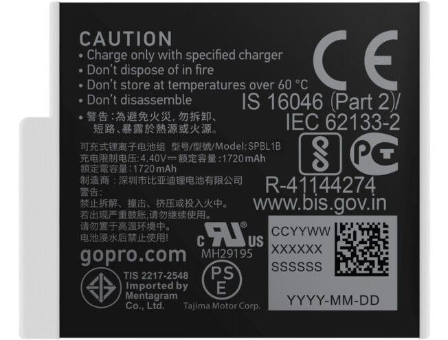 GoPro laetav liitium-ioon aku Enduro