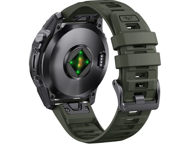 Kiirkinnitusega kellarihmad 22mm Silikoon - Dark Green