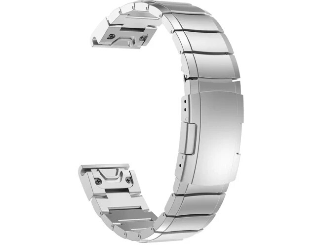 Kiirkinnitusega kellarihmad 20mm Stainless steel - hõbe