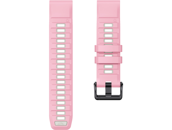 Kiirkinnitusega kellarihmad 20mm Silikoon - Pink/Gray