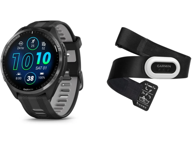 Spordikell Garmin Forerunner 965 Black + HRM-Pro Plus pulsivöö